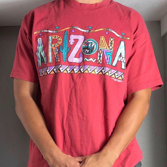 Vintage 1990 single stitch fruit of the loom Tempe Arizona shirt Size XL - Picture 1 of 4
